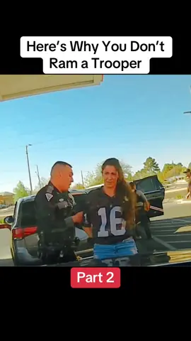 Here’s Why You Don’t Ram a Trooper #cops #policeofficer #police #copsoftiktok #policeoftiktok 
