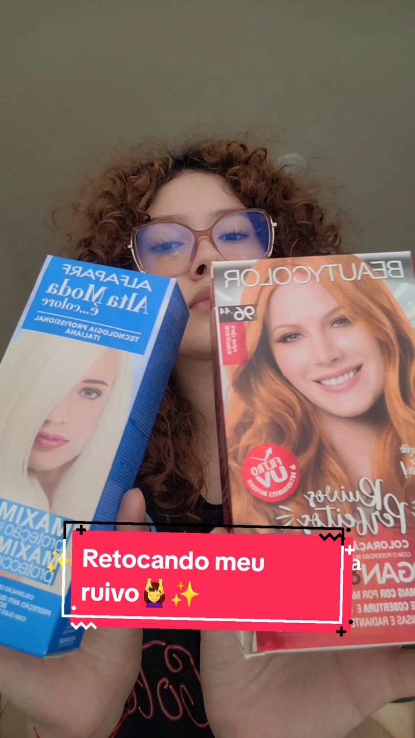 ✨️Retocando meu ruivo✨️ Tintas usadas: 96.44 Beauty Color + 12.21 Alfaparf, 1x1 #ruiva #ruivosemdescolorir #ruivo #fyp #pintandocabelo #pintandoocabeloemcasa 