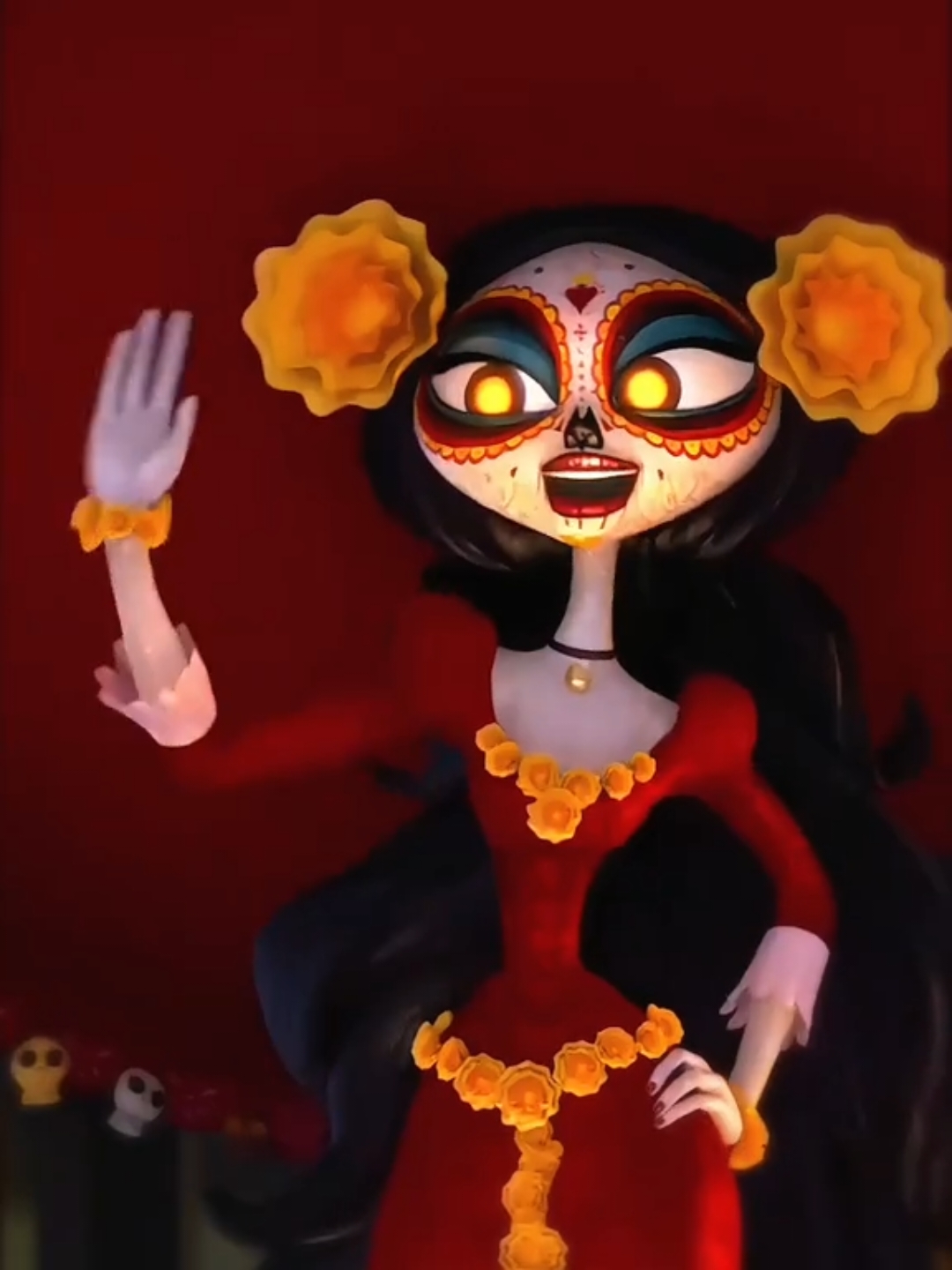 Adios señora Bonita 🦋🦋 #lacatrina #thebookoflife #thebookoflifeedit #catrina  #ellibrodelavida #lamuerte #diademuertos #octubre🎃 #halloween #120fps #fy #Edit 