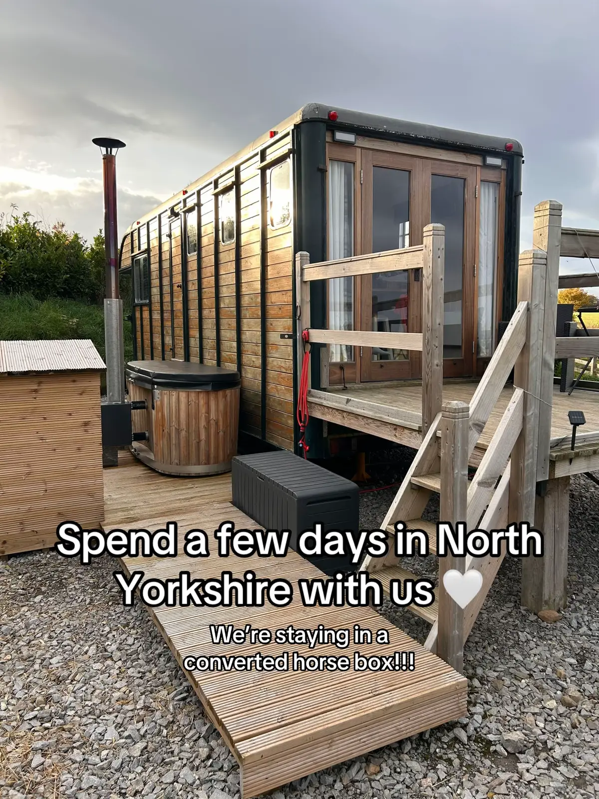 Would definitely recommend staying in a horsebox with ur love for a few days 