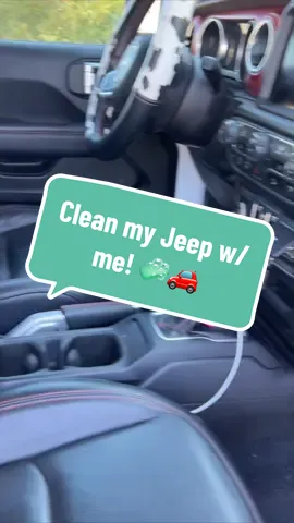 Clean my Jeep w/me! 🧼🚗 I have been using these for years, I bought mine Amazon so I’m glad there are more scents now on TT shop! #CleanTok #CleanWithMe #Jeep #JeepWrangler 