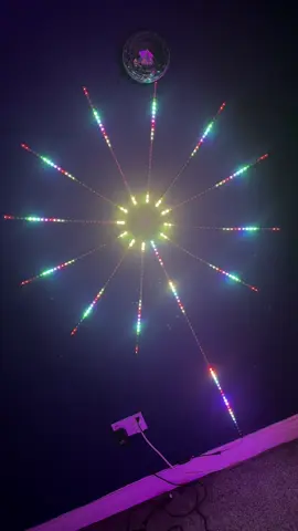How amazing is this firework led light, comes with a remote, loads of different settings and it can be yours for less than £7 wow!! #sensory #lights #firework #led #tiktokshop #bargain 