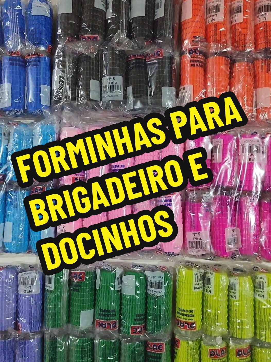 Forminhas para Doces Tradicionais de 15g e 20g. #confeitaria #doces #festa #infantil #shopee 
