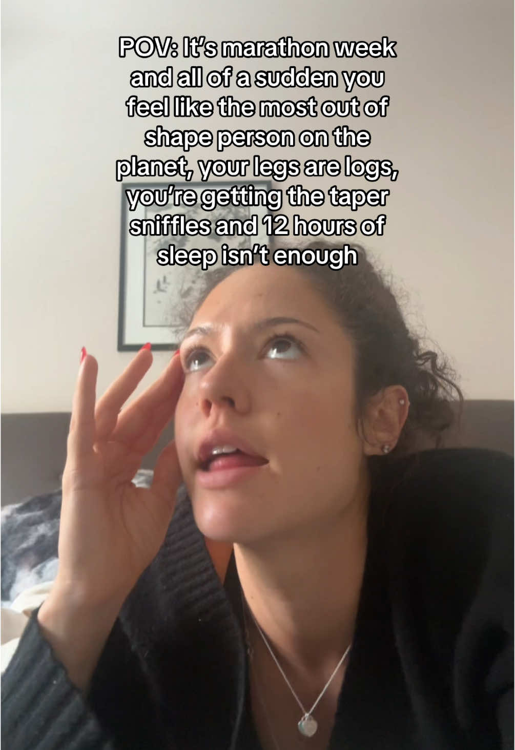 Just trying to trust the training 😅🤞🏽 #fyp #funnyvideo #relatable #marathon #marathontraining #nycmarathon #runtok #runnerthings #itsajoke #jamescharles #trendingsound 