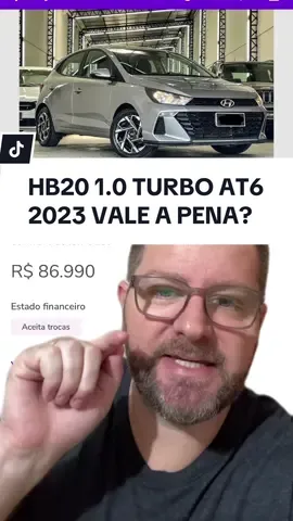 Hb20 1.0 turbo com câmbio automático 6 marchas é uma boa opção confiável, para rodar no dia a dia! Nesse vídeo falo as principais características e te apresento a @RedeAuto Proteção Veicular , que é a Proteção Veicular que cuida da sua tranquilidade! Faça uma cotação e se surpreenda com o valor e qualidade do serviço prestado! #lucasfaccina #instagram #tiktok #carros #redeauto 