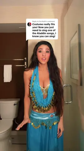 Replying to @Sol Roth of course I had to sing this song🧞‍♀️ #arabiannights #jasmine #aladdin #cover #singing #fyp #viral 