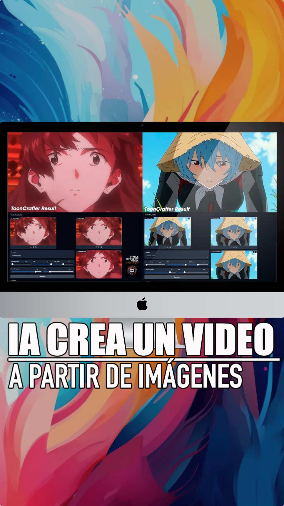 IA crea videos a partir de imágenes #tooncrafter #ia #ai #inteligenciaartificial #tecnologia #adaptateoapartate #diegoquiroz 