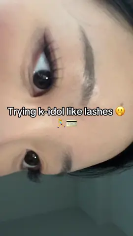 Soo soo cute @UCoolMeLashes #ucoolmelashes #ucoolmegirl #ucoolme #lashclusters #lashextensions #kidol #koreanlashes #eyelashextensions #eyelashextension #clusterlashes #makeup #viral #trend #foryoupage 