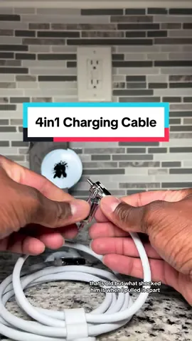 This 4-in-1 cable charges super fast! #4in1 #4in1charger #chargingcable #charger #fastcharging #Tech #TikTokMadeMeBuylt #tiktokshopblackfriday #tiktokshopcybermonday #holidayhaul #stockingstuffers 
