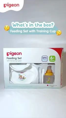 Apa aja sih yang terdapat dalam 1 box Feeding Set with Training Cup System? LENGKAP DONG! 😍 MinPi spill di video ya 🫶🏻 #feedingset  #kebutuhanbayi  #weaning  #weaningbaby  #weaningjourney  #botolminum  #MPASI  #rekomendasi  #PigeonBabyIndonesia 