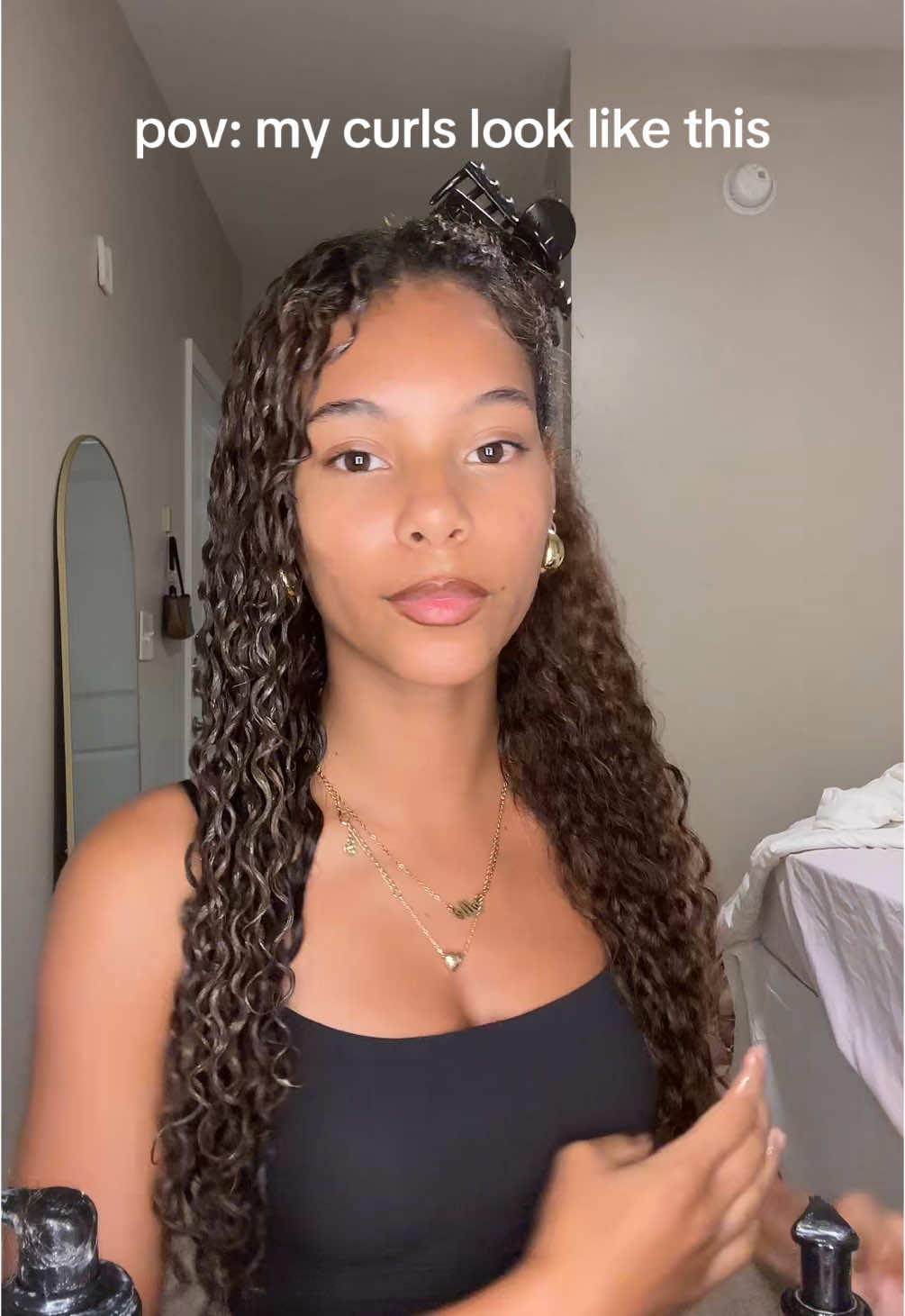 i love taking care of my curls. #curlyhair #curlyhairtutorial #fyp 