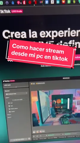 Tutorial de como hacer live desde tu pc con TIKTOK LIVE STUDIO📲✍🏻 Con este video entenderas un poco de manera basica como funciona el hacer lives desde tiktok live studio en tu pc✨ #twitch #streamer #amigostreamer #streamers #creaciondecontenido #twitchstreamer #tiktoklivestudio 