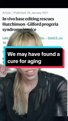 #sciencenews #aging #genetics #epigenetics #geneediting 