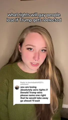 Replying to @kevindaakid420  If you say that you care about the gay people in your life, or that you are an ally, and then you turn around and vote for Trump, I mean it when I say that you don’t actually care about those people as much as you think you do. This man is a danger to our community, our rights, and our freedoms.  #xyzbca #lgbtq #rights #trump #harris #politics #election2024 #lgbt #equalityact #conservative #liberal #democrat #republican 