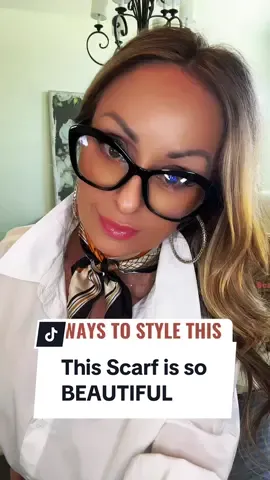 #creatorsearchinsights  This scarf is SO beautiful and versatile!😍 #scarf #scarfstyles #fallfashiontrends #tiktokshopfinds #tiktokshopblackfriday #tiktokshopcybermonday 