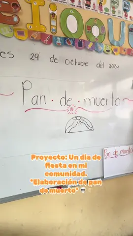 *Elaboracion de pan de muerto *💀🍞👩🏻‍🏫 #escuela #maestra #pandemuerto #alumnos #tradiciones #mexico #costumbres #fyp #parati 