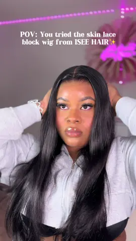 @ISEEHAIR block wig😍😍  Link in my bio for this wig🩷 #wiginfluencer #wiginstall #iseehairbeauty #iseehair #fyp 