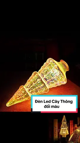 Đèn led cây thông thông đổi màu E27 3W #hoaiden  #xuhuong  #tiktok  #denledtrangtri  #denled  #denledchieusang #trangtrinhacua #dencaythongnoel 