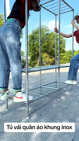 Phần 3 : 👉 Tủ vải khung thép treo quần áo tiện lợi tháo lắp dễ dàng  👉 Tiện ích giá rẻ phù hợp cho anh chị em ở trọ 🍀🍀 #tutreodo #tuvaikhungthep #tuvaiquanaoinox #tutreoquanaobangkimloai #giadungtienich #giadungthongminh