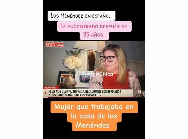 #hermanosmenendez #menendezbrothers #erikmenendez #mujerquetrabajanaenlacasademenendez #empleada #lylemenendez #pythonchica 