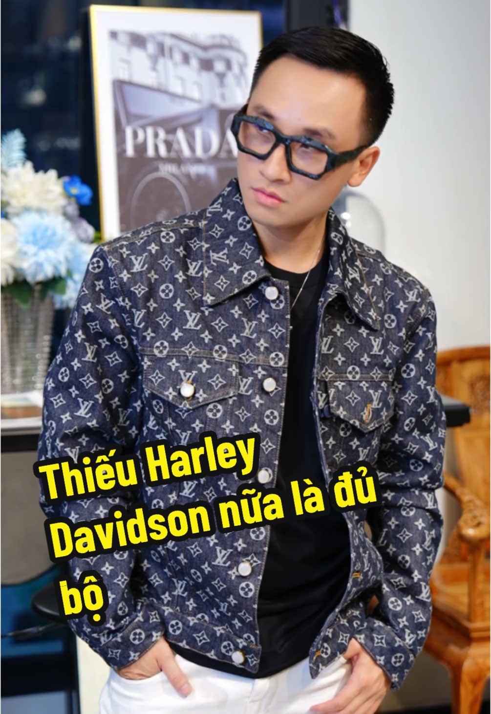 jacket denim monogram Lv 2024 navy coulour #24Cara #authentic #phamlinh24Cara #xuhuong #xuhuongtiktok 