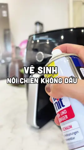 Vệ sinh nồi chiên không dầu... To be con tì niu... #chinoitro #LearnOnTikTok #cleaning #CleanTok 