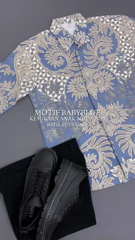 Motif Babyblue Favorit dari Batik Putrajaya #kemejabatikpriamewah #kemejabatikpria #kemejabatikslimfit #batikkondangan 