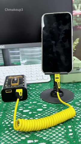 You will love this spring data cable##fyp#foryou #foryoupage #Viral#cable #data   #4in1charger #fastcharger #fastcharging #4in1 #datacable#Uk #fyp #tiktok #3C #Cool #digital #datacable 