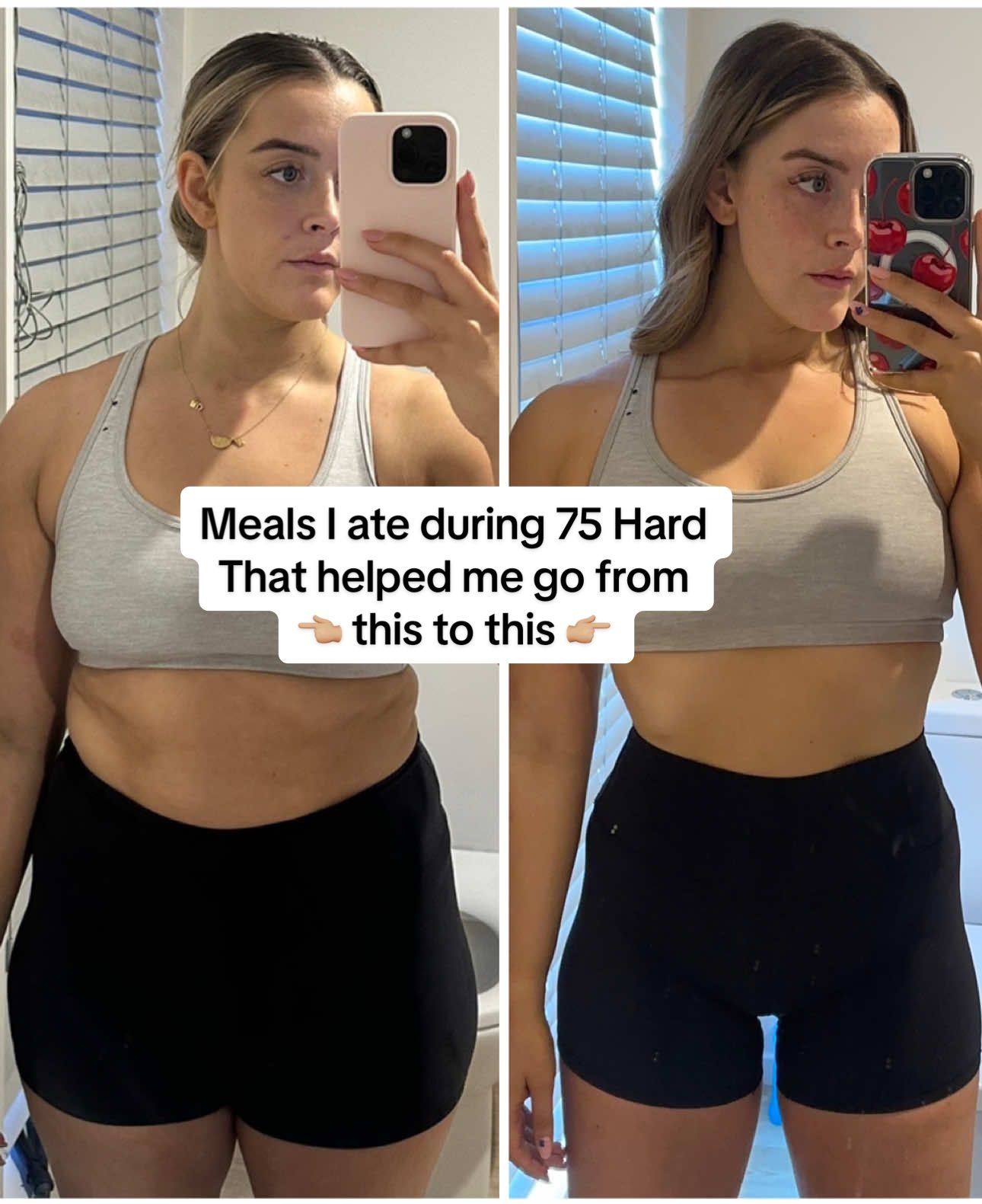 75 hard meals that helped me lose 9.7kgs  One of the rules for 75 hard is pick a diet and stick to it for 75 days. I really wanted to challenge myself so I followed a “animal based” diet structure, focusing on high protein and low processed foods. I didnt count calories or macros just focused on eating clean and healthy food.  Let me know if you want me to share more on my diet! #animalbased #animalbasediet #75hardchallenge #75beforeandafter #mealprep #weightlosstransformation #75hard #weightloss