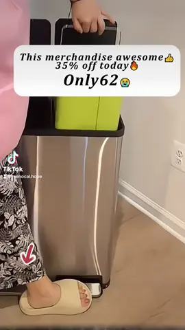 HomeSquad Kitchen Trash Can#tiktokshopblackfriday #tiktokshopcybermonday #spotlightfinds #fyp #foryoupage #TikTokShop 