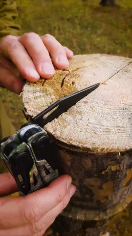 Survival skills: Amazing knife lifehack #survival #lifehacks #camping 