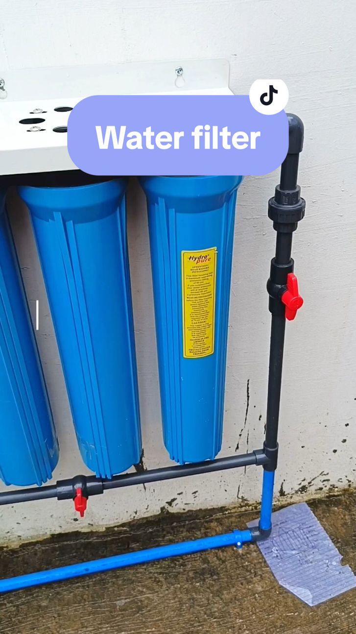 Installing my water filter #4conjoinwaterfilter  #waterfilter 