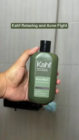 Back acne solution!🤩 #kahf #kahfmalaysia #parfumekahf #bodywashkahf #Backacne 