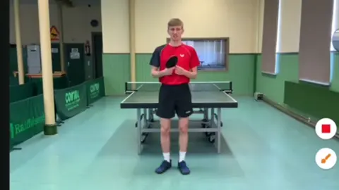 Подробно про топспин справа #tutorial #tabletennisclips #tabletennis 