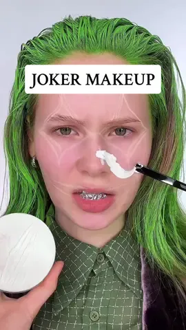 Another one 🫢🃏 #jokermakeup #halloween2024 #makijazhalloween #makijaznahalloween #joker 
