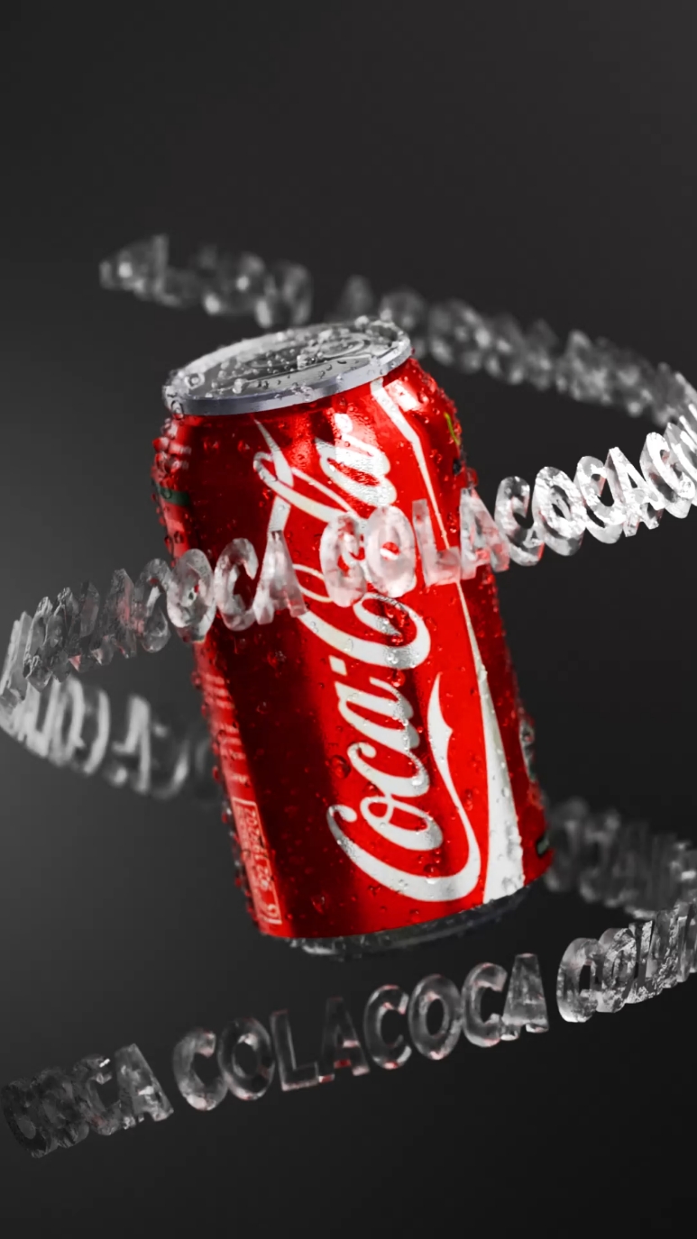 Coca Cola Can Animation. #3d #motiongraphics #3danimation #blender3d 