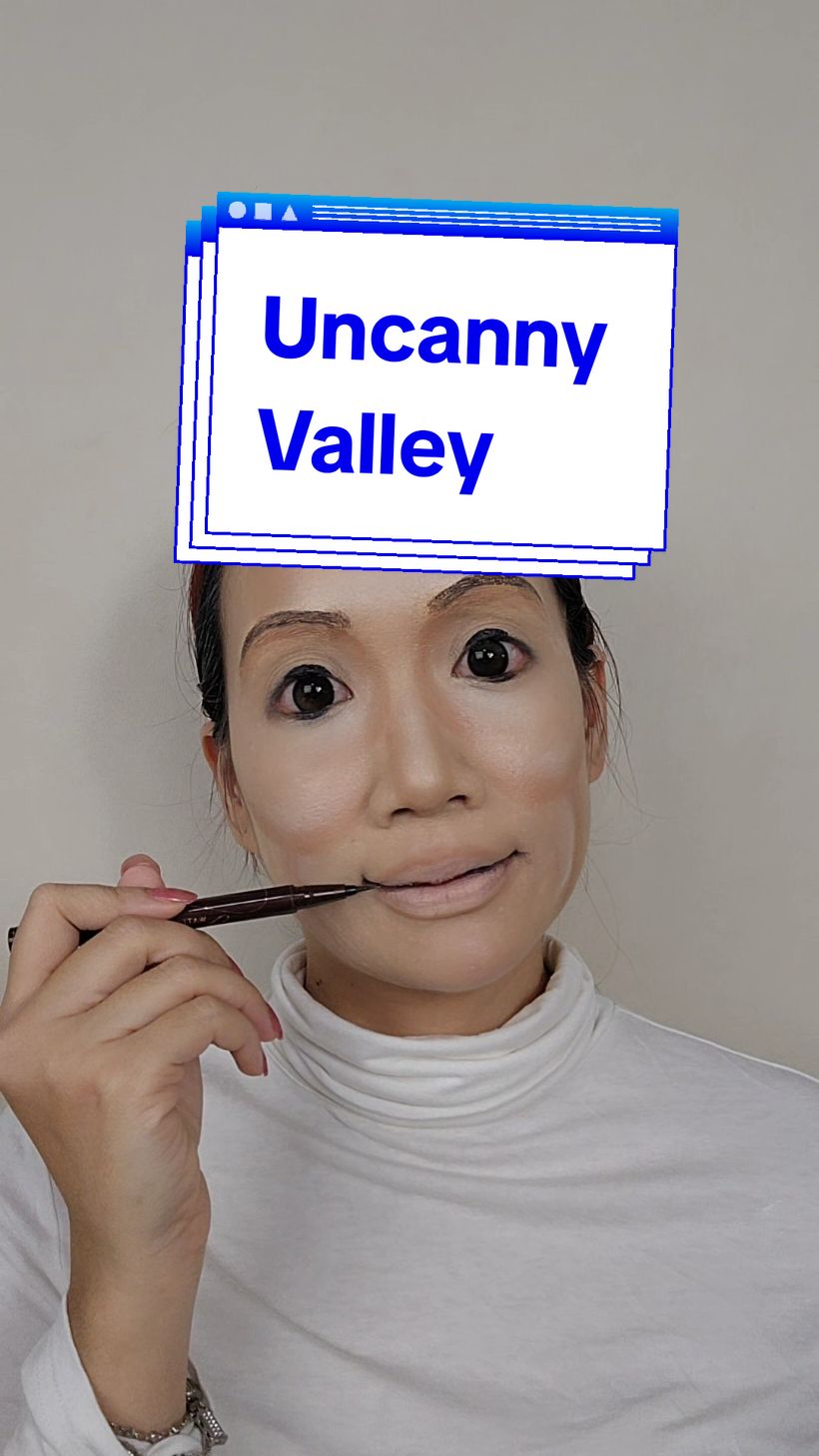 👋 #uncannyvalley  #uncannyvalleymakeup #ฮาโลวีน #Halloween2024 #unfullice #tiktoklooks #halloweenmakeup #uncannyvalleystare 