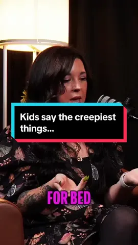 Kids say the creepiest things…#podcast #podcastclips #PodTok #podcasting #podcastsforwomen #fyp #thingskidssay #creepykids #halloween@Kstew @courtgannhair 
