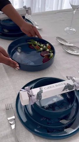 The NEW Indigo Blues Platter and Salad Bowl just dropped!  Elevate your table with artful dining and a pop of deep blue. Perfect for your next gathering! 🖤 Available online and in-store while stocks last.  Shop the link in bio!  . . #carrolboyes #cb #dinnerware #luxurydinnerware #luxuryserveware #tablesetting #functionalart #fyp #foryoupage 
