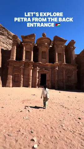 Day 2 in Petra was nothing short of amazing. It will take you an hour and a half of hokinh to make it to the monestart id you enter through the back. The first day I explored the forat half, and the secund day was given the tip to explore through the back as it is the fastest way to see the monastery and other parts of petra. #solotravel #solofemaletravel #petra #travelvlogger #travelvlog 