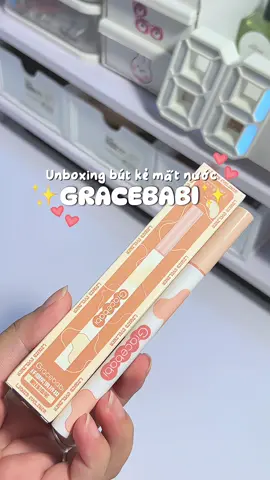 Bút kẻ mắt siu mảnh đến từ nhà #gracebabi #butkematnuocgracebabi #butkematnuoc #butkematsiumanh #butkemat #makeup #unbox #xh #xuhuong #fyp #foryou #unboxwithTep 