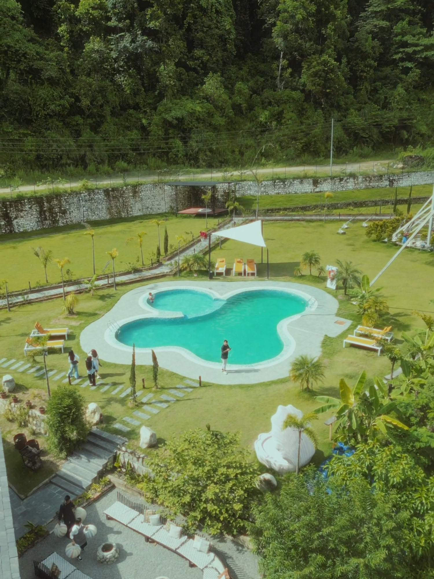 Capturing paradise from above ✨ #harnessziplineandadventureresort #nepal #travel #kushma