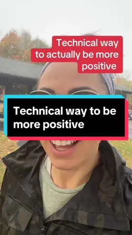 People are always telling others to be more positive. We all get this, but how do you actually do it? Here’s how to actually be more  #positive … a technical approach. #positivity 