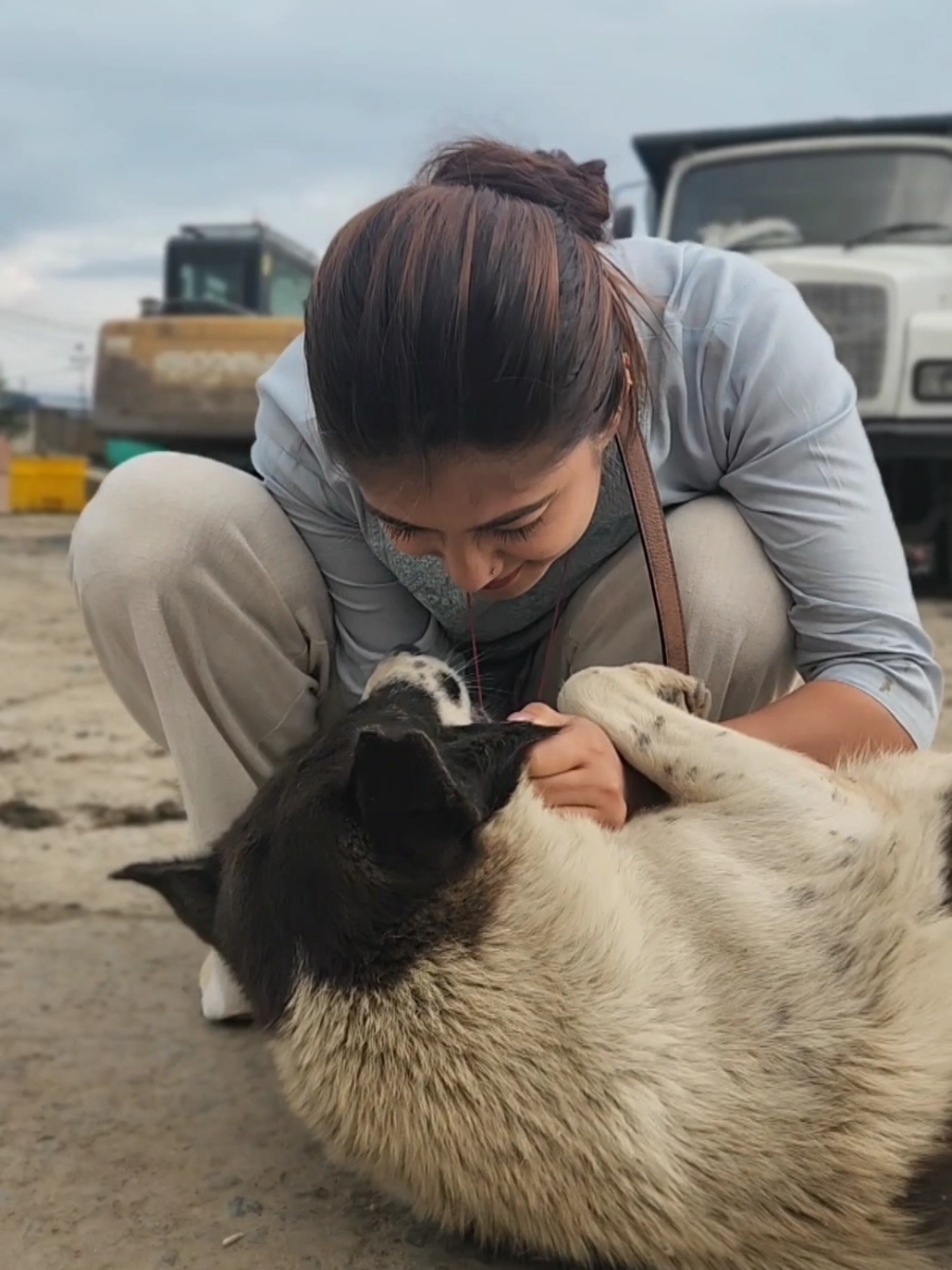 Meet Isha K.C. She is a Beautiful soul who have been serving many community doggies in need.  Nepal is only country in the world where dogs are worshipped on the auspicious day of Tihar. They are voiceless being who needs our help and not only for a day.  There are 250+ community doggies living in the dump area of kathmandu and we have been feeding them everyday. We are like a family #fypシ #fyp #goviral #streetdog #voiceforthevoiceless #adoptdontshop #together