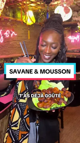 LA FUSION ENTRE L’AFRIQUE ET L’ASIE 🌏 DES SUSHIS AU MAFÉ, AU YASSA OU DU THIEB SAUTÉ À LA THAÏLANDAISE 🇸🇳🇹🇭 C’est Aïssata et Julien qui ont lancé ce concept unique issus de leur voyages sur les deux continents et de leurs origines 💛💛 T’as deux salles avec une déco d’Asie et d’Afrique super sympas, qu’on peut même réserver pour les évènements ! *Invitation produits offerts* ————————————— @Savane & Mousson 🐘  📍47 boulevard Richard Lenoir, 75011 Paris 📍128 avenue de France, 75013 Paris 📍29 rue Bichat, 75010 Paris 📍23 bis avenue du Port au Fouarre, 94100 Saint-Maur-des-Fosés 💰 20-30€  📄 Halal 🍃 Options veggies 👫 Convivial  ————————————— #asianfood #AfricanFood #sushi #paris #restauranthalal #homemade #restoparis #mafe #yassa #topparisresto #foodologiste #restaurant #halal