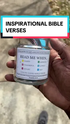 The color coded bible verses are ready for a pull n read to support your emotions and give inspira #bibleverse #bible #inspirationalquote #TikTokShop  