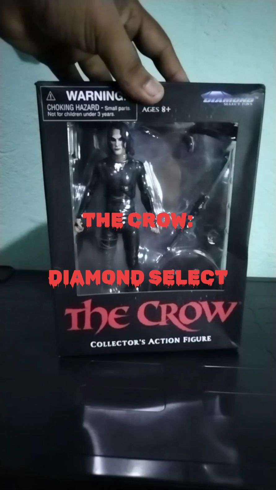 reseña figura de acción:THE CROW DIAMOND SELECT. #parati #coleccion #coleccionista #diamondselecttoys #thecrow #therow1994 #brandonlee 