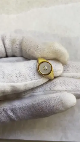 It’s all in the process. Gold made to order. Mother of Pearl cut to order. Time is the luxury. #finejewelry #diamonddistrictnyc #finejewelrydesign #luxurygiftguide 