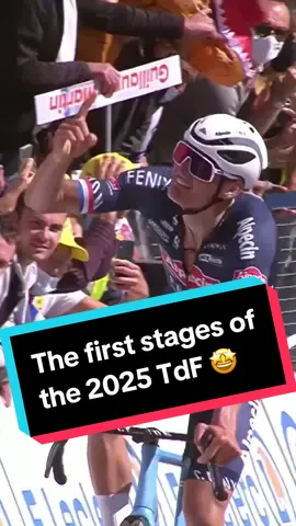Starting with speed ⚡️ The opening stages of the 2025 Tour de France are gonna be epic 🤩 #cycling #roadcycling 