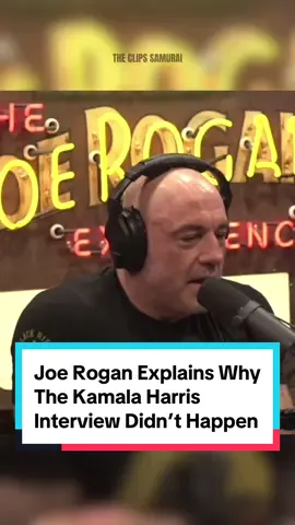 Joe Rogan on WHY the Kamala Harris interview didn’t happen #joerogan #joeroganpodcast #kamalaharris #politics #election2024 